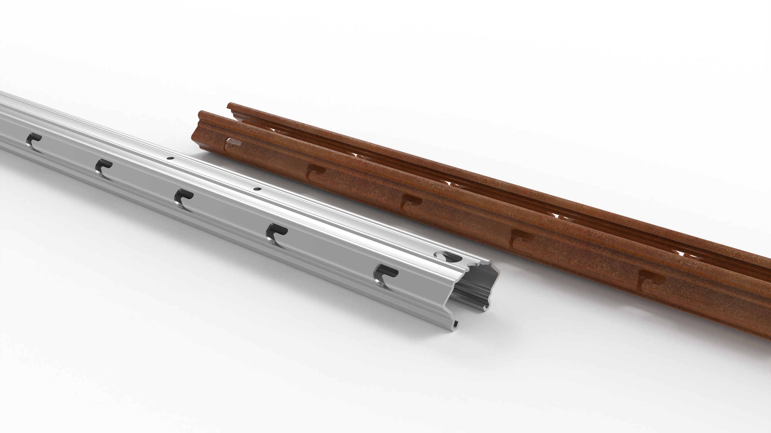 BACCPZ50250* Stup pocinčani 2,50 m 60x40x1,5 mm Baccus