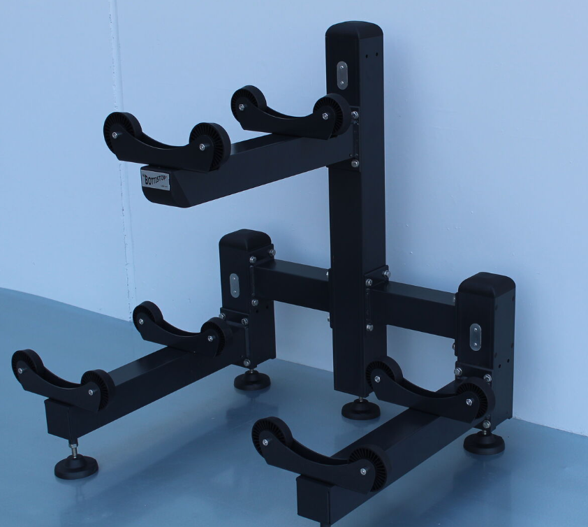 Stalak alu rot.  crni 300 l Rotativo BIS - jednostrani (4 reda visine)