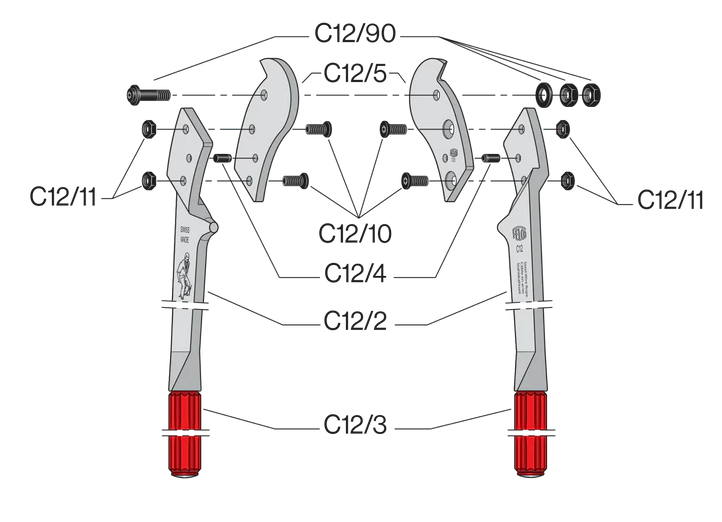 Felco C 12 Felco C 12 mm, sjekač kablova
