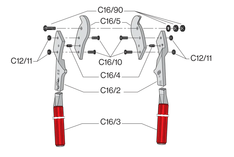 Felco C 16 Felco C 16 mm, sjekač kablova