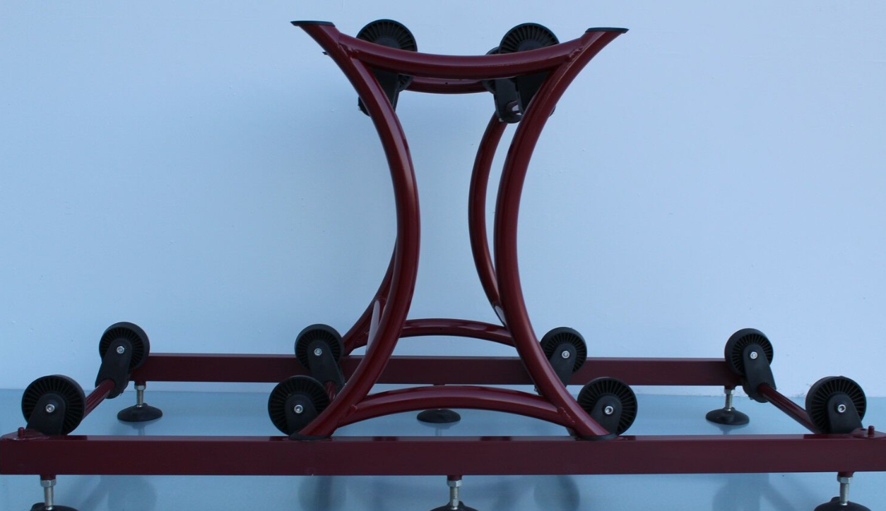 BOTROTNEW225-3 Stalak alu rotirajući Rotativo New - za bačvu 225 l postolje 3 mjesta