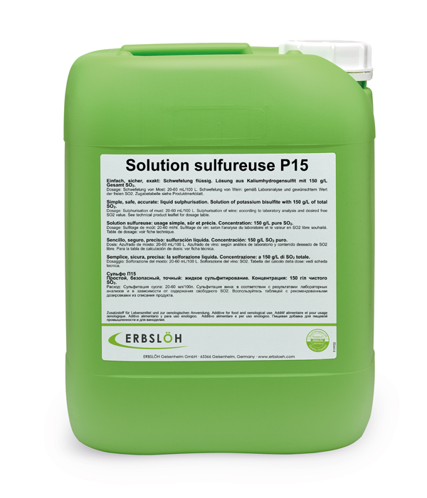 51145 Erbsloh Solution sulfureuse P15  10/1