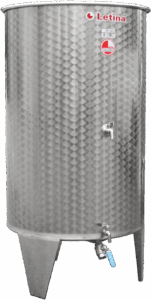 115036 Posuda inox PP 2000 l / Letina sa duplikatorom za hlađenje