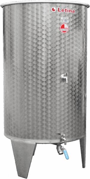 115036 Posuda inox PP 2000 l / Letina sa duplikatorom za hlađenje