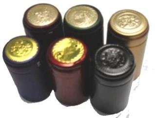 Pvc kapica za boce 31x60 crna sjaj bm grlo