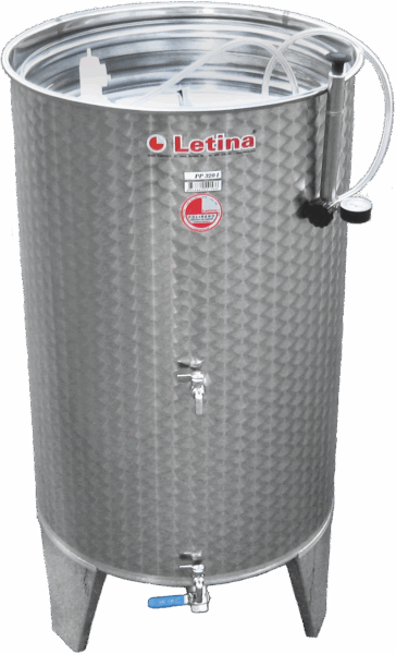 117119 Posuda inox PZ 150  l / Letina sa duplikatorom za hlađenje