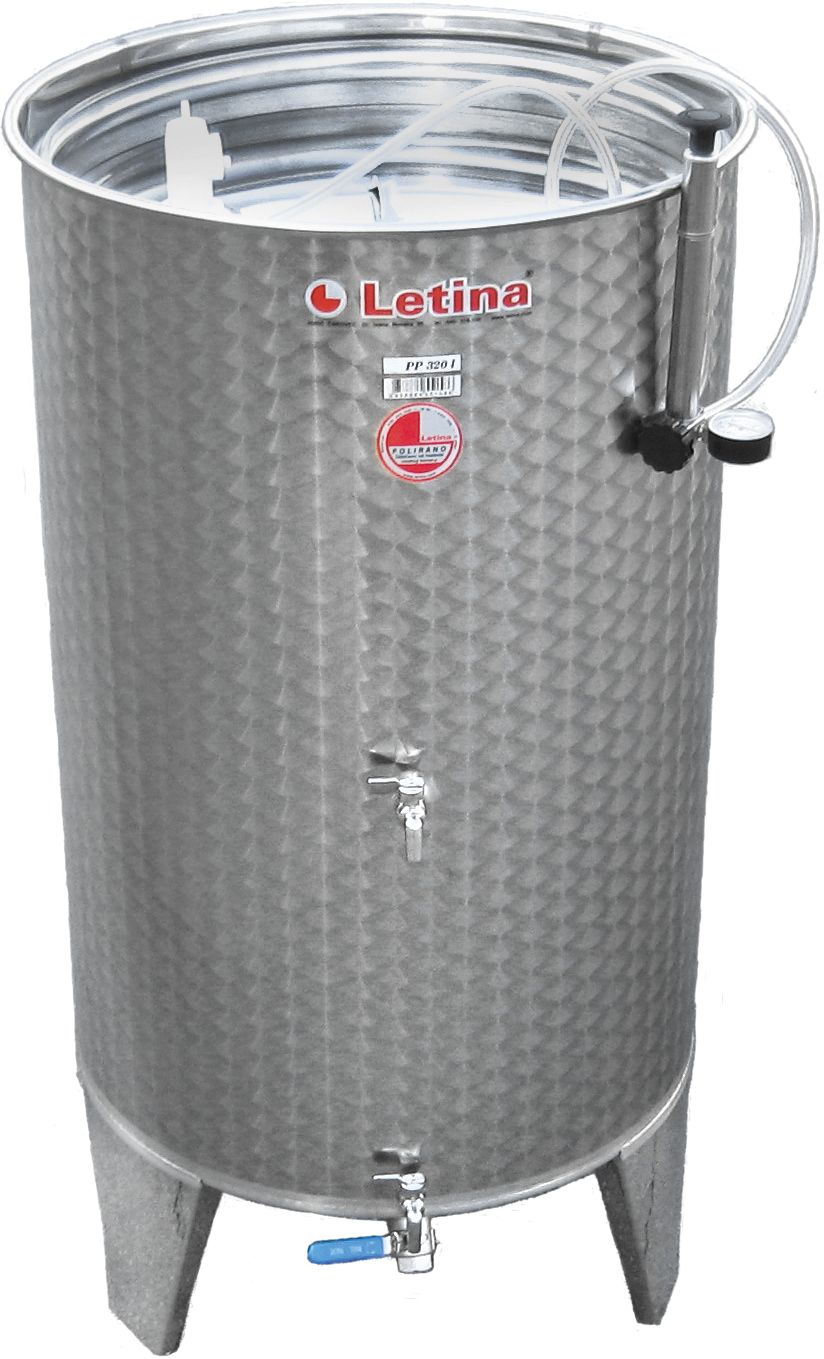 117119 Posuda inox PZ 150  l / Letina sa duplikatorom za hlađenje