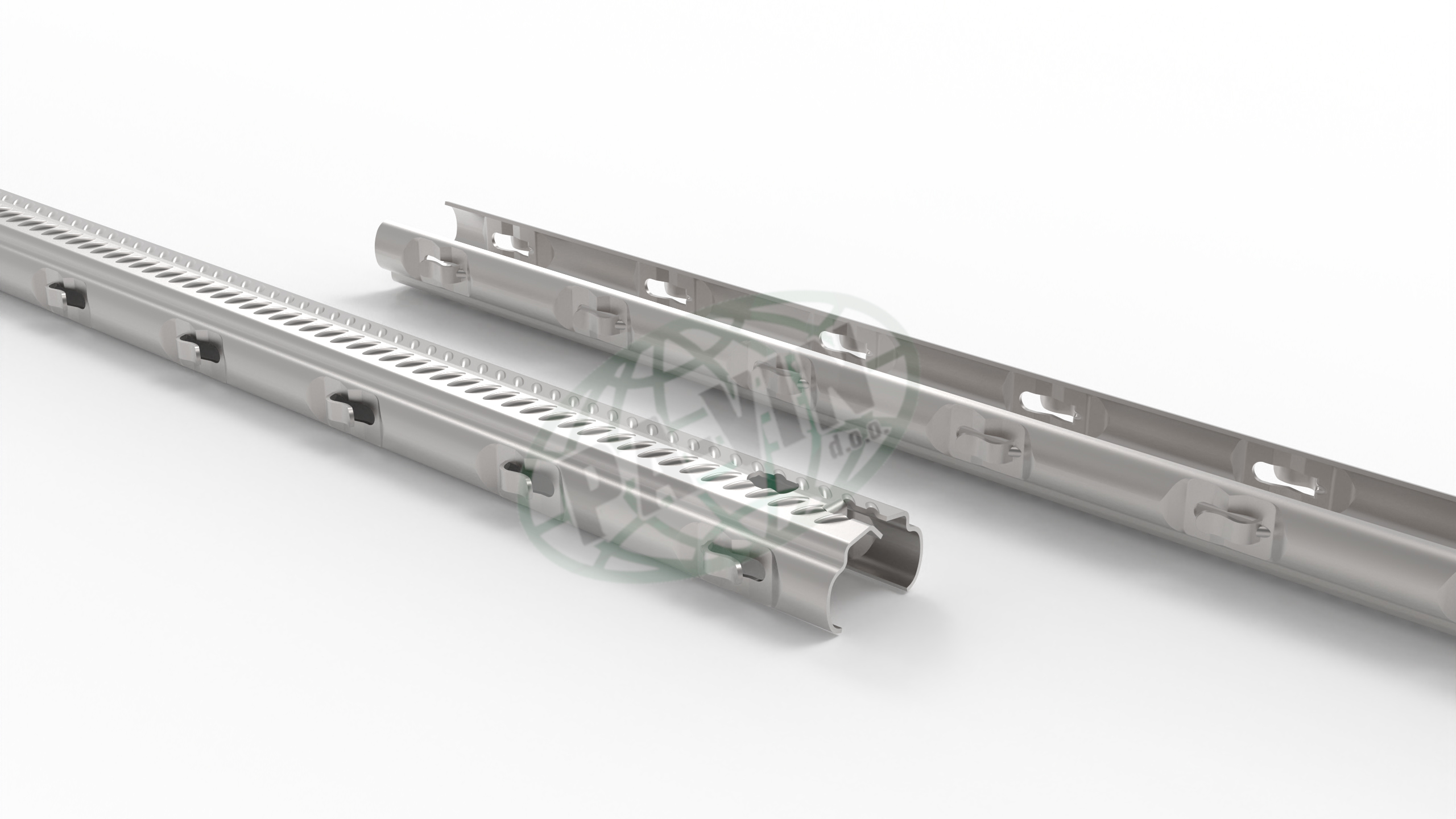 SIRLZN150240E12F6 Stup pocinčani 2,4m 57x40x1,5 mm, Sirio L-vruće cinčani