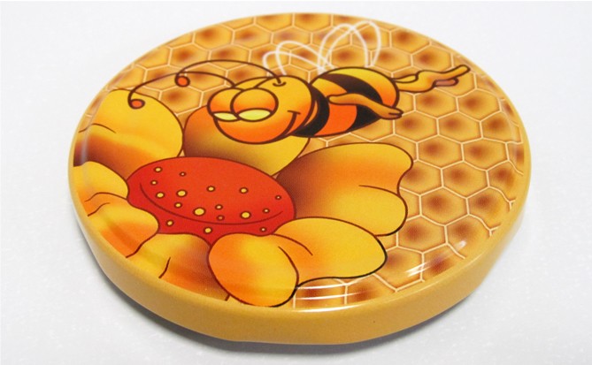 2603-52 Zatvarač fi 82 smeđi s pčelom   -740kom/kut  5201-6 / 2603-52 /7433-23