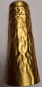 CCA020 ZLATNA Kapica Al za pjenušac zlatna boja