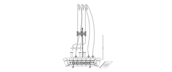 1104 Schliessmann komplet Titrofix 3+1 - SO2  i kis.