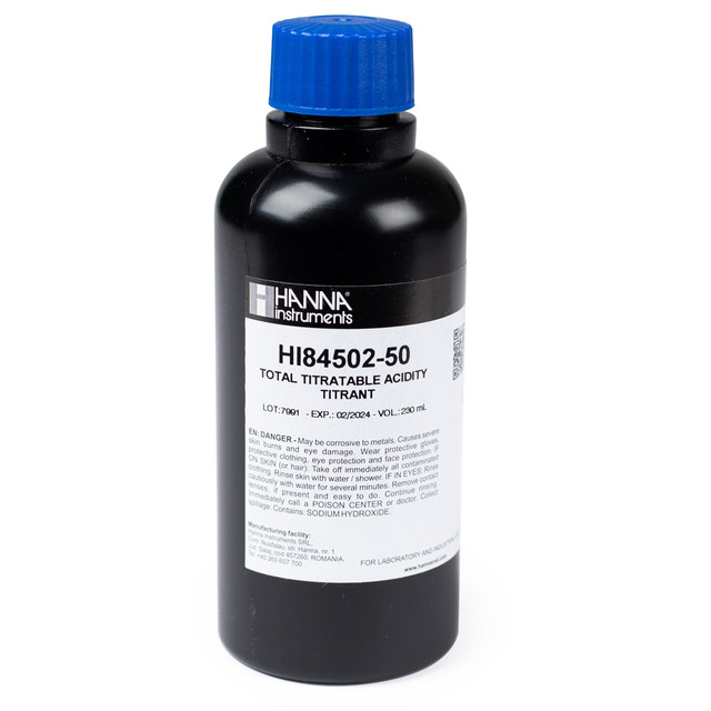 HI84502-50 Reagens HI84502-50 titrant za određivanje kiseline 230 ml
