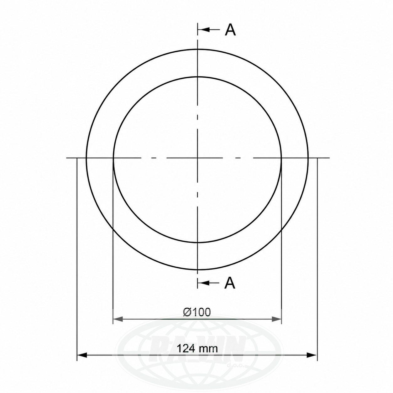 UGU006 Dihtung DN 100 garola