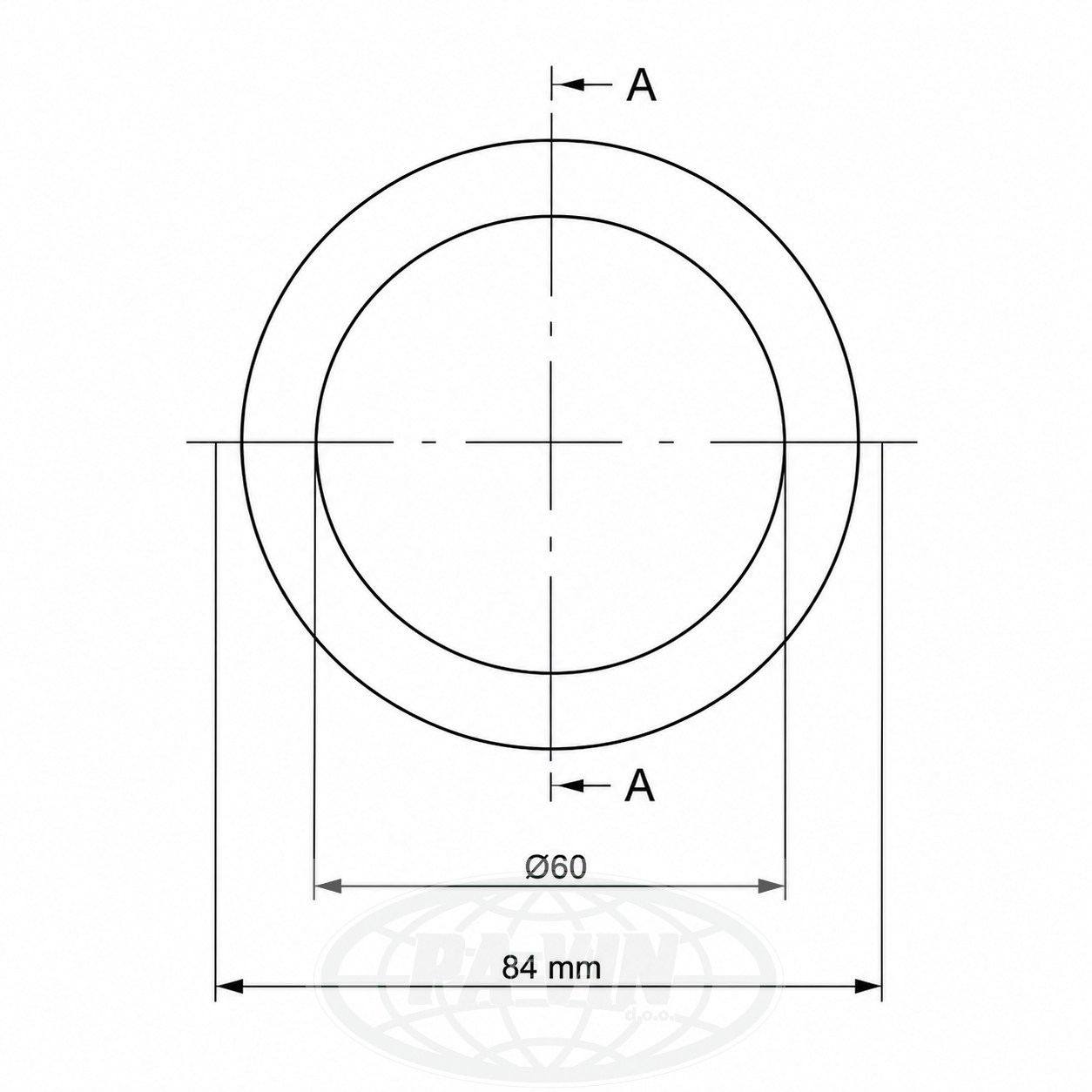 UGU003 Dihtung DN 60 garola