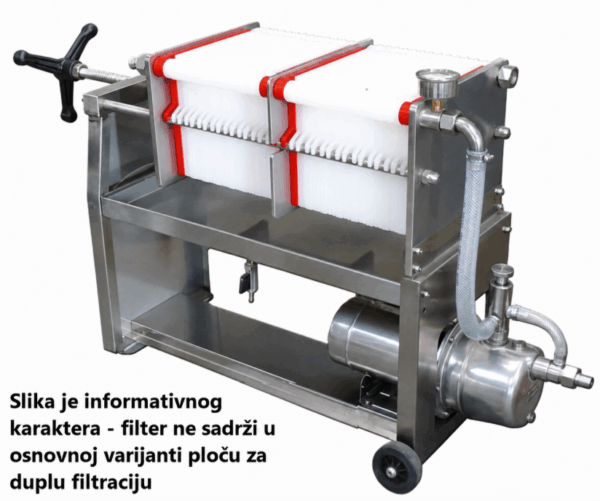 MFI033Zambelli 1017 +FZE Filter 20x20 inox FZ 30 ploča + inox pumpa