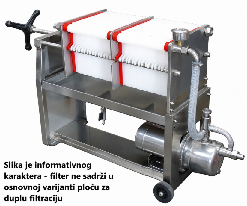 MFI033Zambelli 1017 +FZE Filter 20x20 inox FZ 30 ploča + inox pumpa