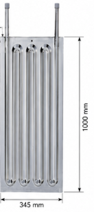 112253 Termoblok 345x1000,G 1/2" x300, 0,69m2