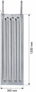 110100 Termoblok 345x1250,G 1/2" x300, 0,86m2