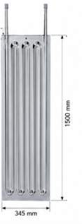 110101 Termoblok 345x1500,G 1/2" x300, 1,03m2